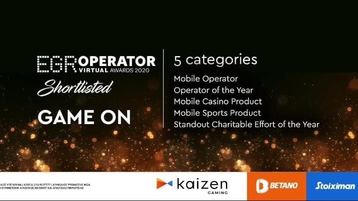 Στην τελική ευθεία των «Όσκαρ» του online gaming η Kaizen Gaming
