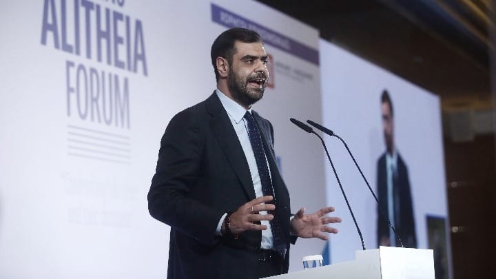 Athens Alitheia Forum- Π. Μαρινάκης: Η δημοκρατία αντέχει την κριτική, αλλά δεν είναι υποχρεωμένη να ανέχεται το ψέμα