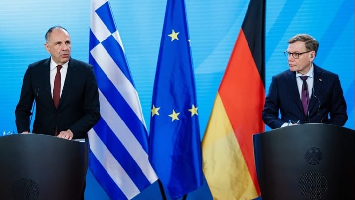 Γερμανία - Γ. Γεραπετρίτης: Η Ελλάδα δεν προτίθεται να εμπλακεί στον πόλεμο - Προτεραιότητά μας είναι η ασφάλεια των ναυτικών μας που βρίσκονται στον Κόλπο