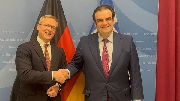 Σε εκδήλωση με θέμα το ελληνικό μοντέλο ψηφιακής μετάβασης στο Hertie School of Governance του Βερολίνου μίλησε ο Κυρ. Πιερρακάκης