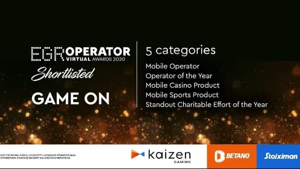 Στην τελική ευθεία των «Όσκαρ» του online gaming η Kaizen Gaming