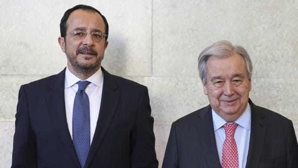 Γκουτέρες - Χριστοδουλίδης συζήτησαν για το Κυπριακό και τις εξελίξεις στη Μ. Ανατολή